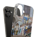 Reception du Grand Conde par Louis XIV by Jean-Leon Gerome - iPhone Slim Case
