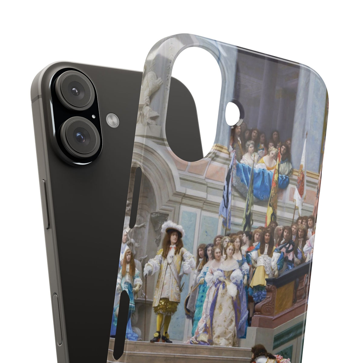 Reception du Grand Conde par Louis XIV by Jean-Leon Gerome - iPhone Slim Case
