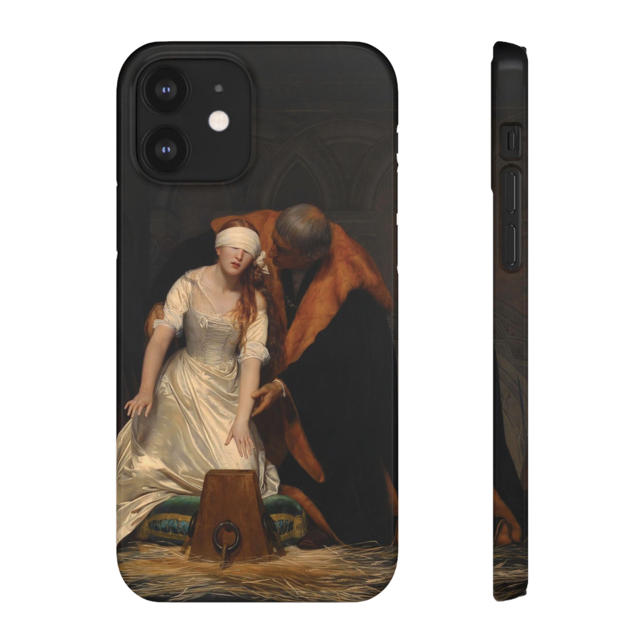 The Execution of Lady Jane Grey by Paul Delaroche - iPhone Slim Case
