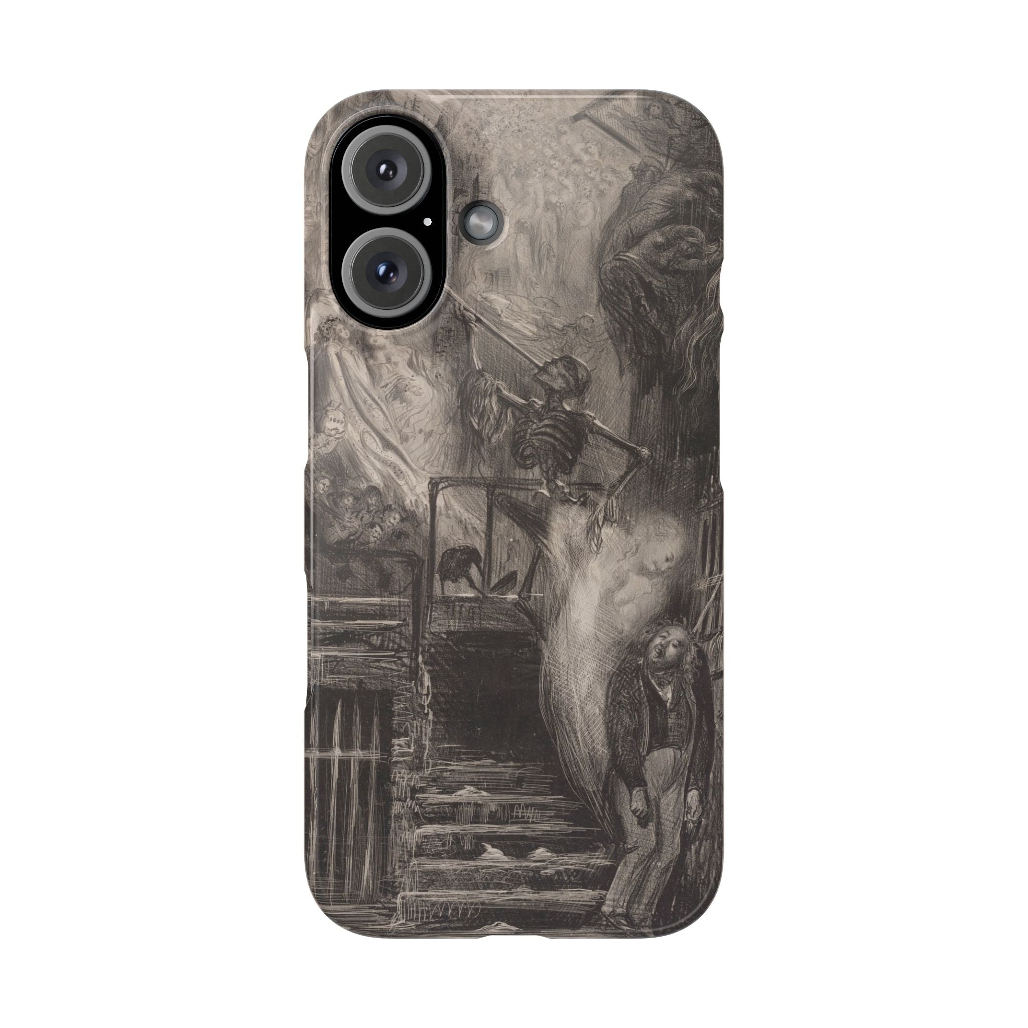 La Rue de la Vieille Lanterne by Gustave Doré - iPhone Slim Case