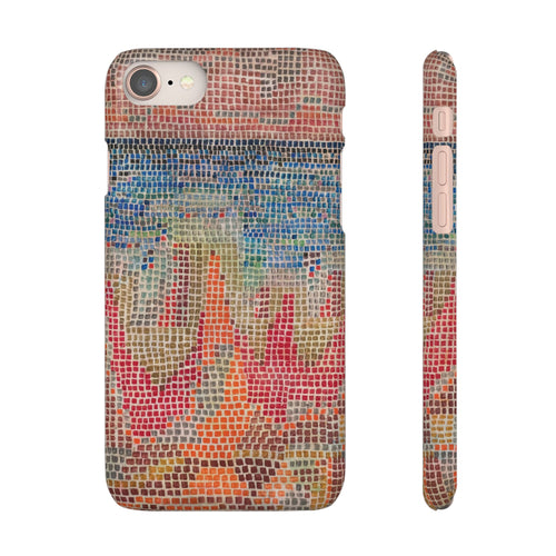 Cliffs by the sea by Paul Klee - iPhone Slim Case