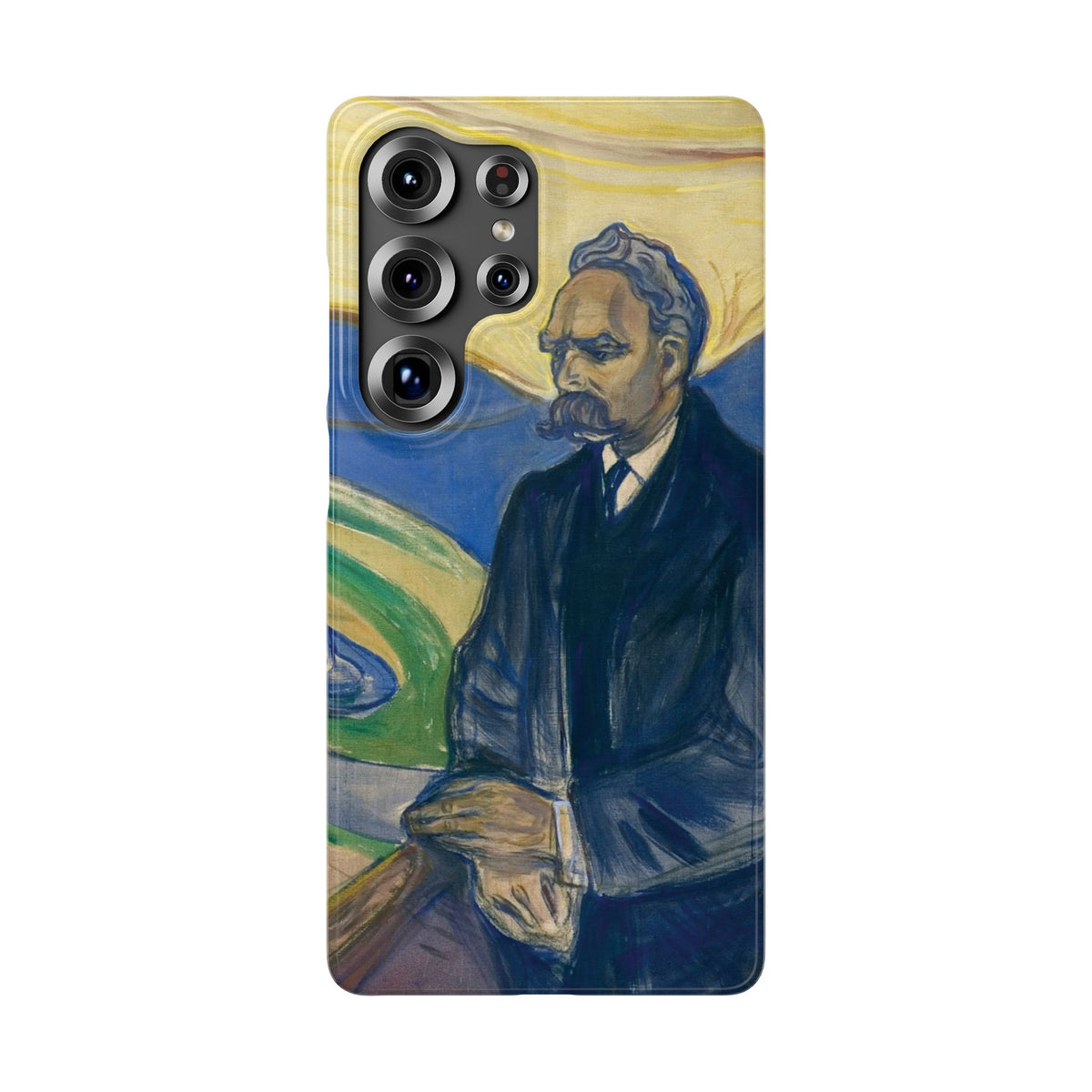 Portrait of Friedrich Nietzsche by Edvard Munch - Samsung Slim Case
