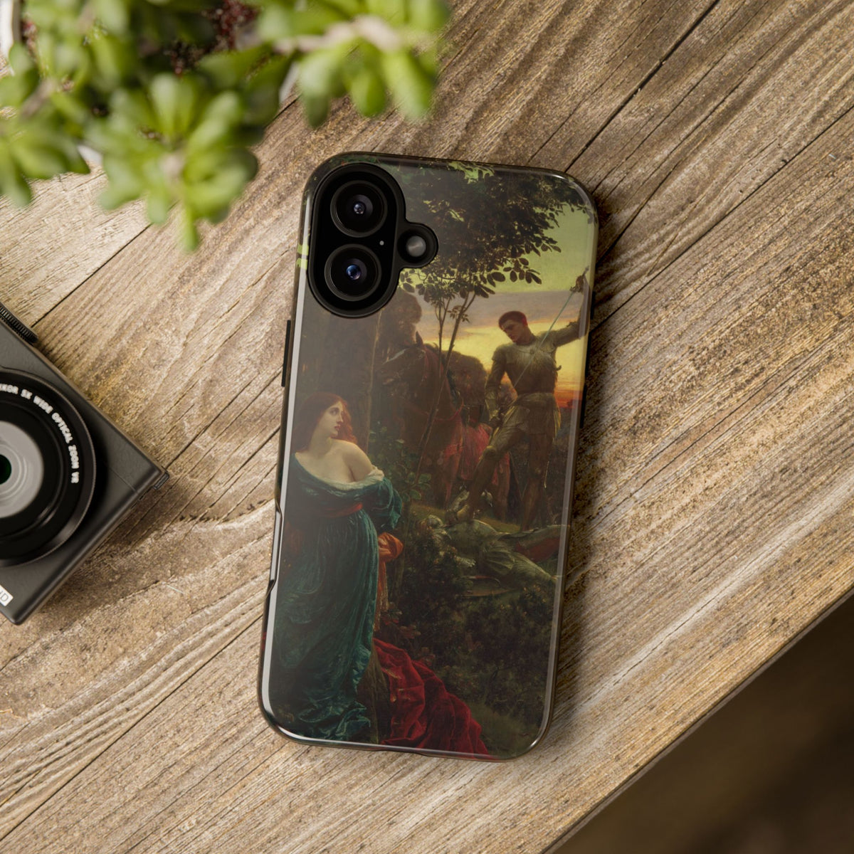 Chivalry by Frank Dicksee - iPhone Tough Case