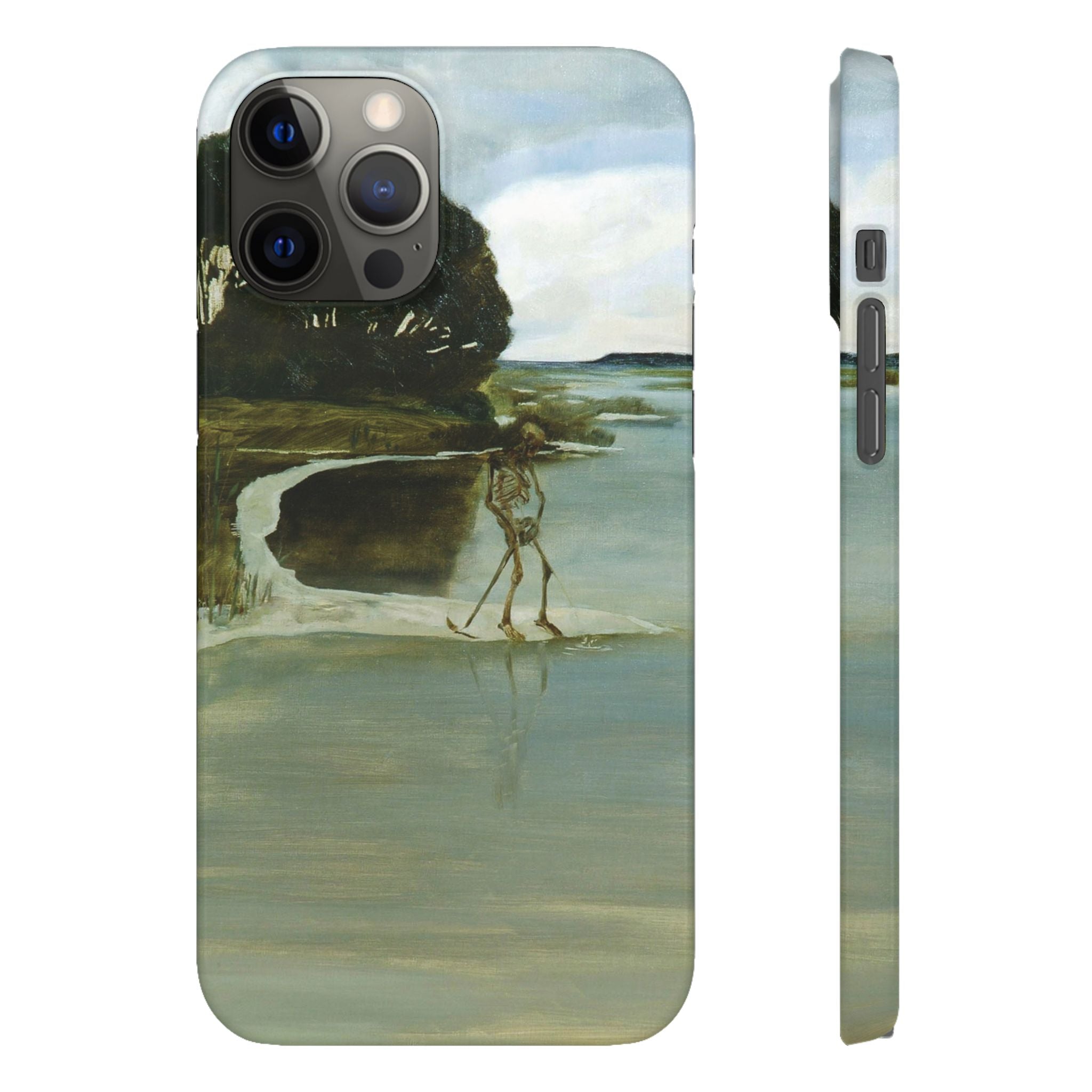Death Peeing by Max Klinger - iPhone Slim Case