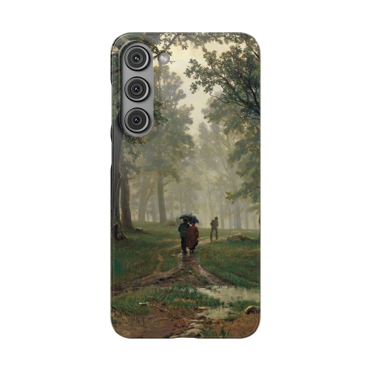 Rain in an Oak Forest by Ivan Ivanovich Shishkin - Samsung Slim Case