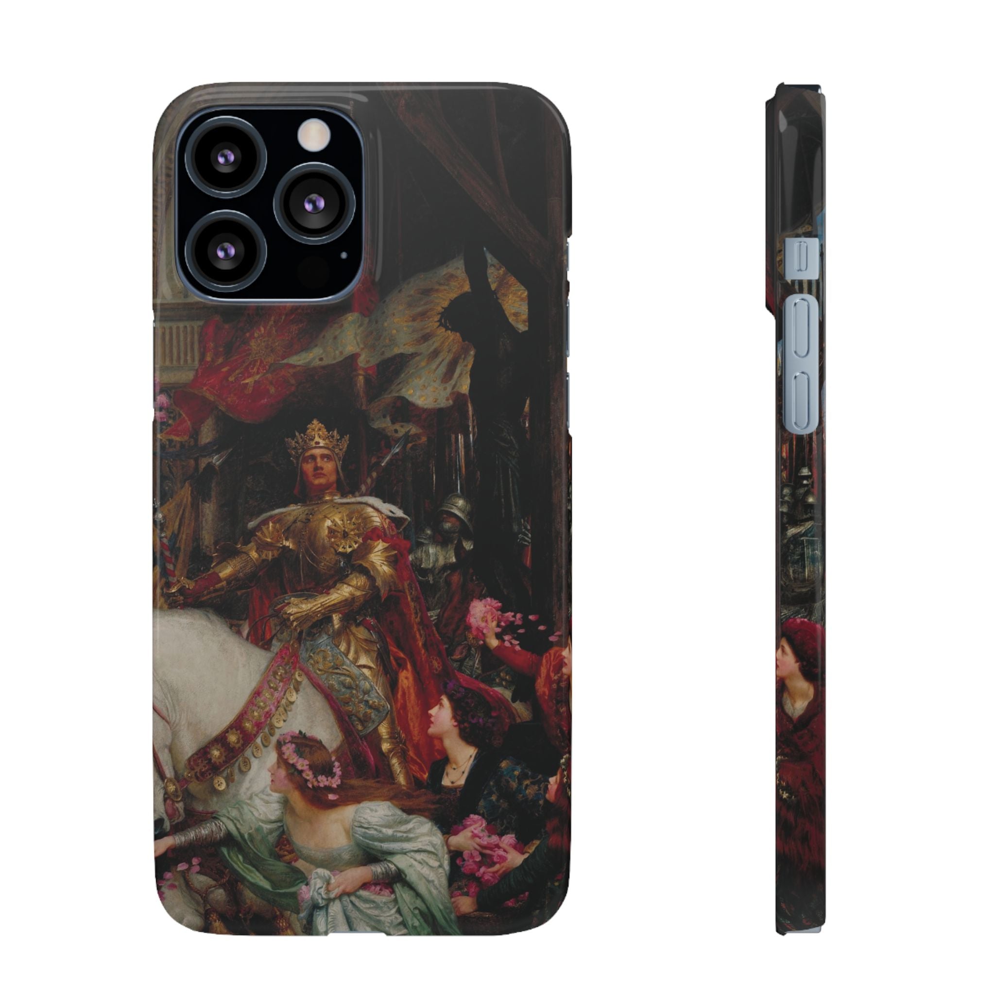 The Two Crowns by Frank Dicksee - iPhone Slim Case