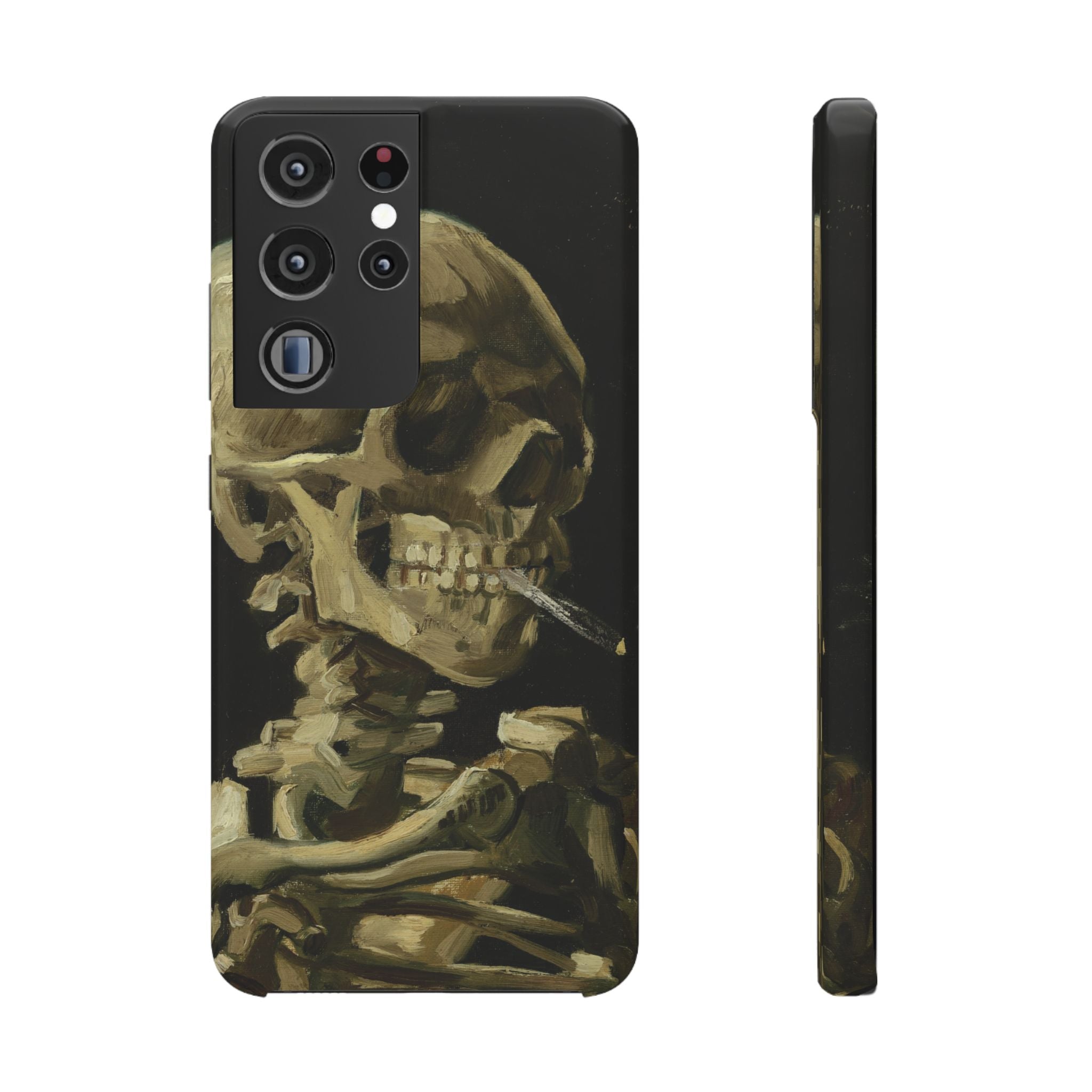 Head of a Skeleton with a Burning Cigarette by Vincent van Gogh - Samsung Slim Case