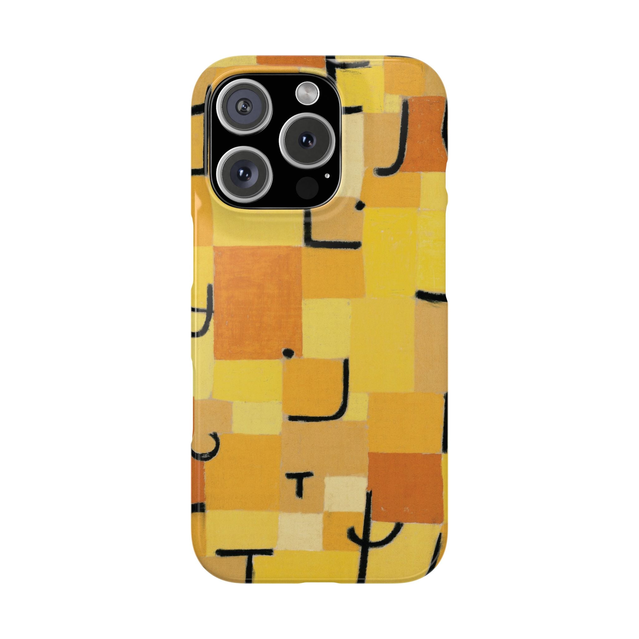 Signs in Yellow by Paul Klee - iPhone Slim Case
