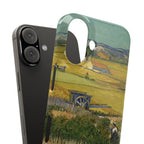 Harvest at La Crau by Vincent van Gogh - iPhone Slim Case