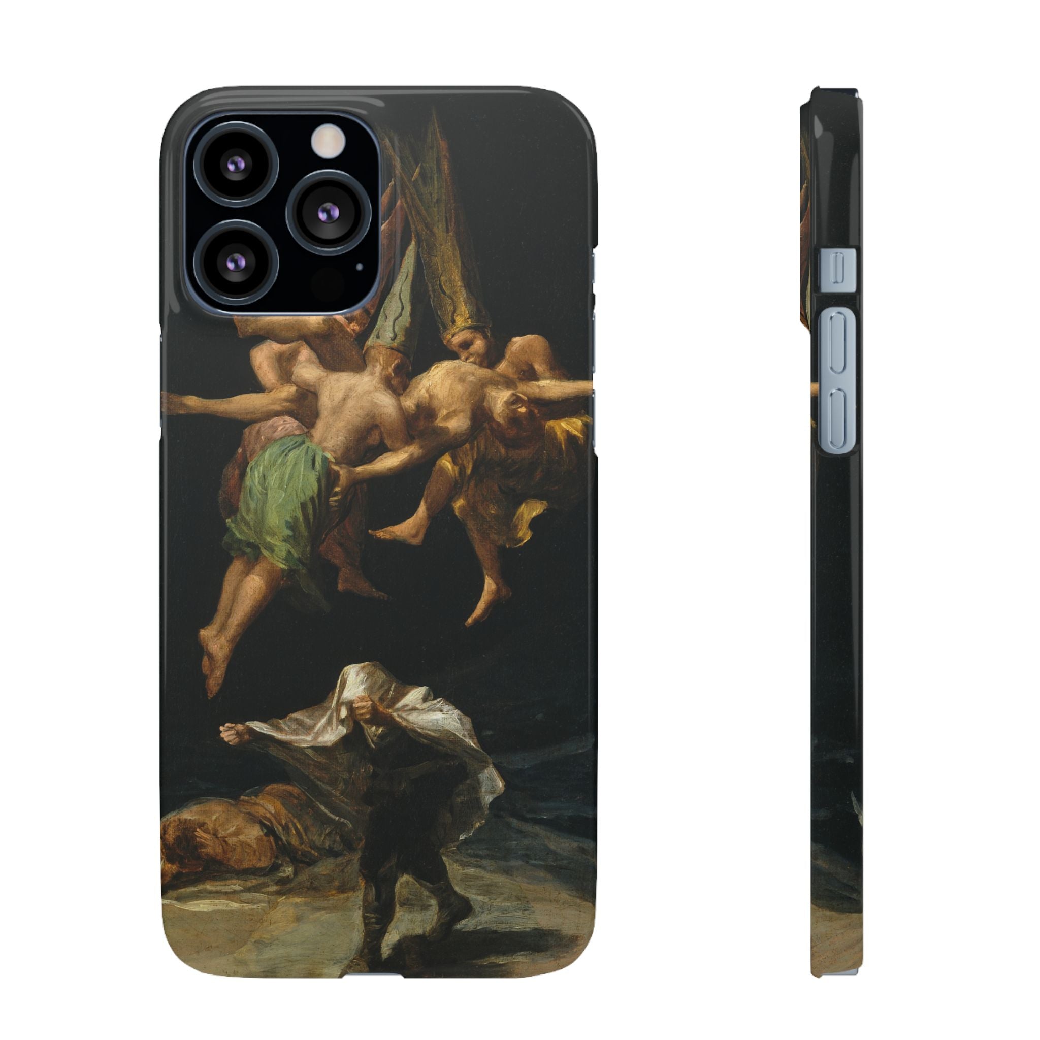 Witches’ Flight by Francisco de Goya - iPhone Slim Case