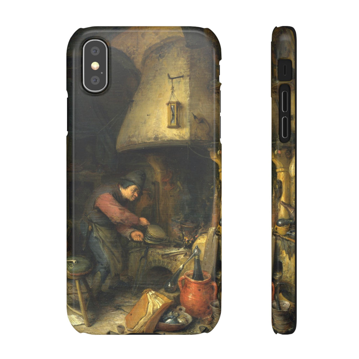 The Alchemist by Adriaen van Ostade - iPhone Slim Case
