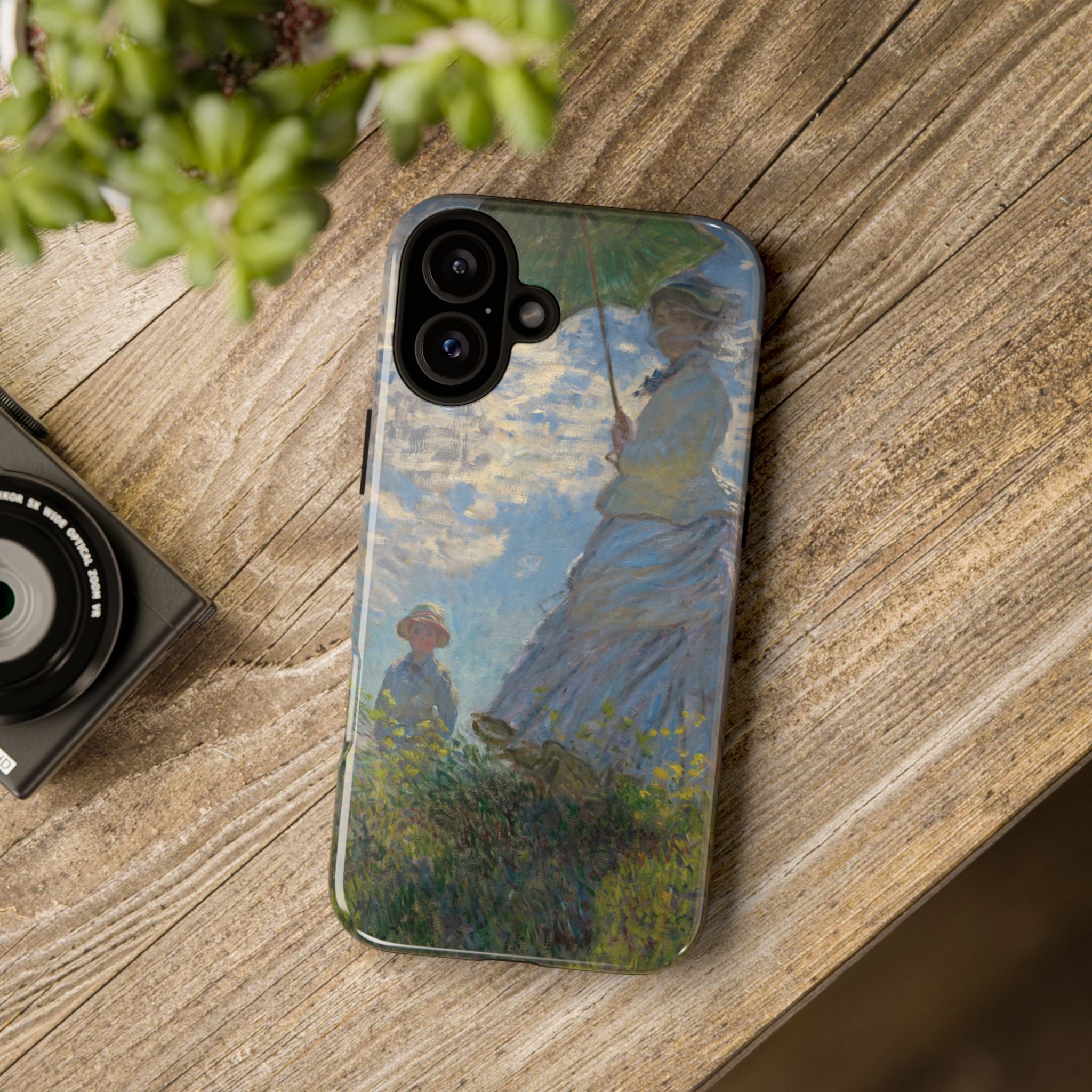 Madame Monet and Her Son by Claude Monet - iPhone Tough Case