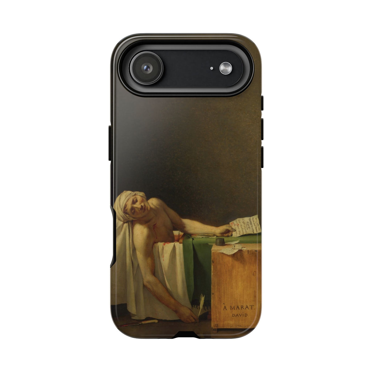 The Death of Marat by Jacques-Louis David - iPhone Tough Case