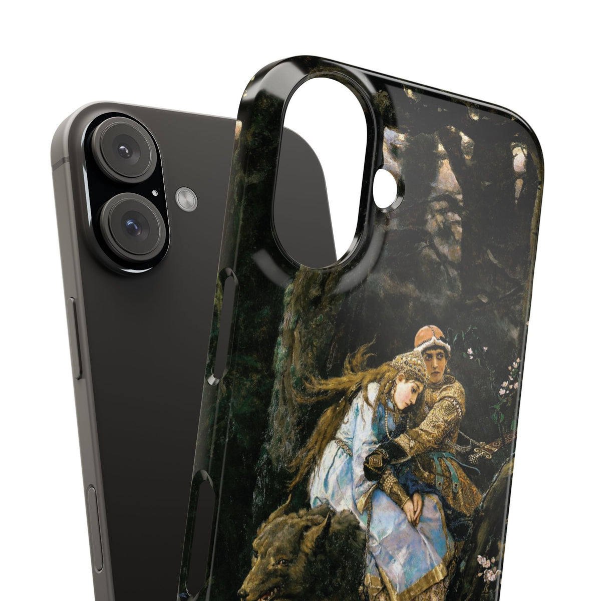 Ivan Tsarevich Riding the Grey Wolf by Viktor Vasnetsov - iPhone Slim Case