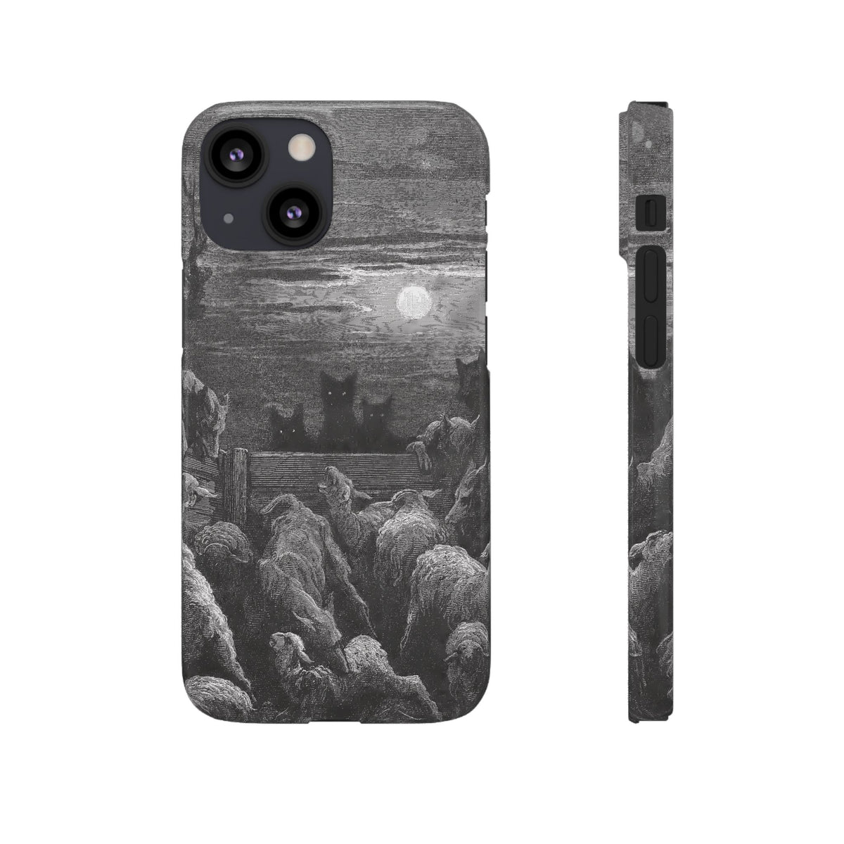 The Wolves and The Sheep by Gustave Dore - iPhone Slim Case
