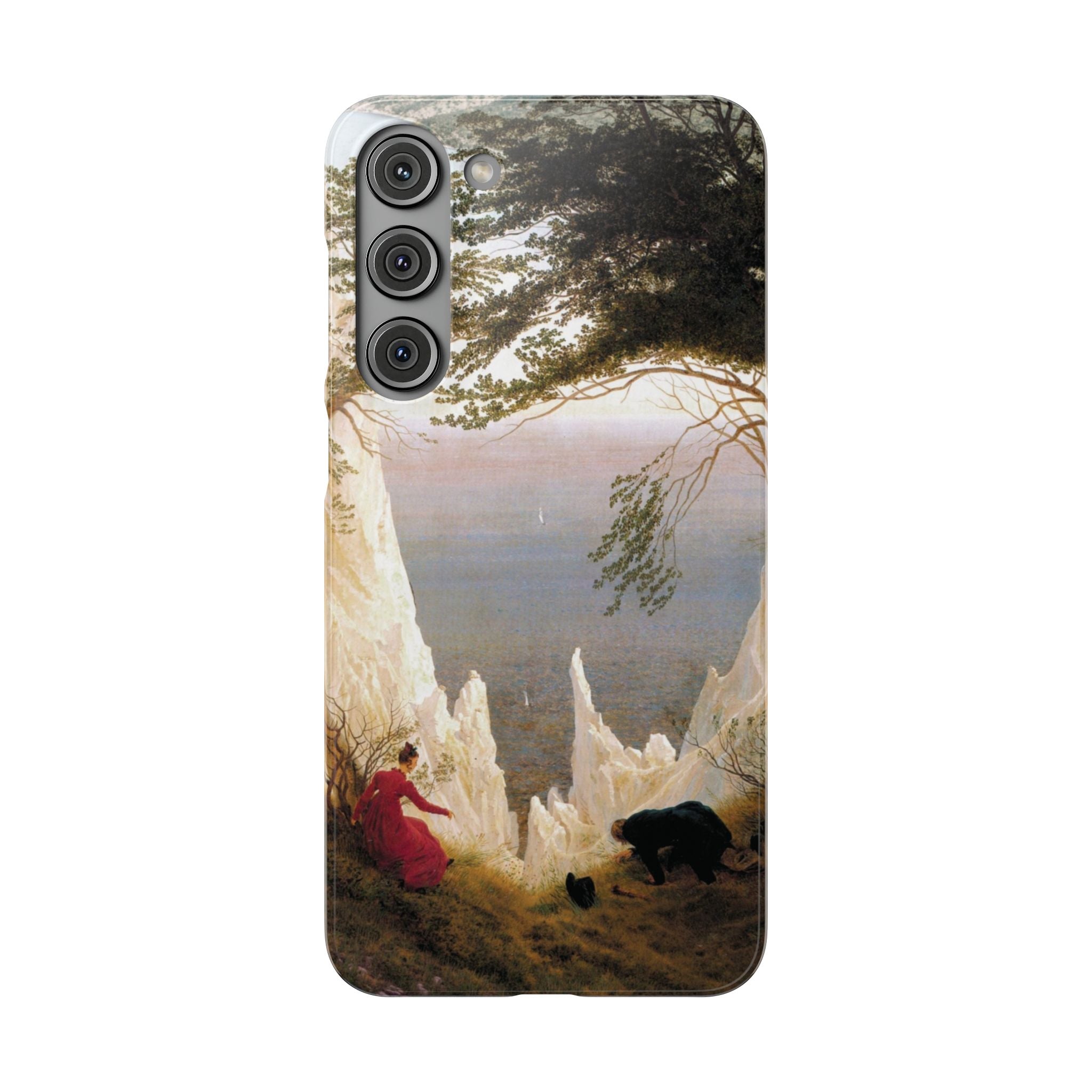 Chalk Cliffs on Rügen by Caspar David Friedrich - Samsung Slim Case