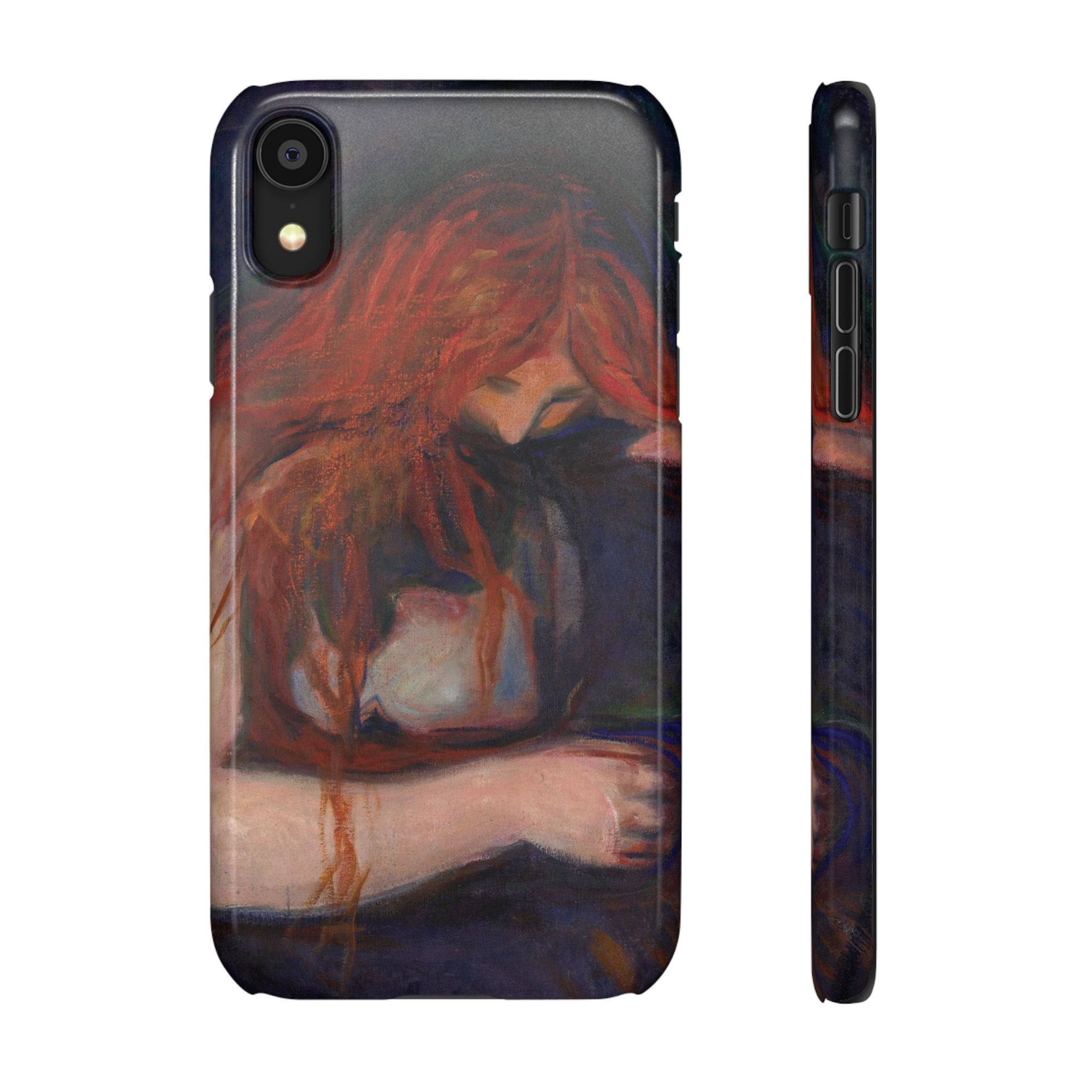 Vampire by Edvard Munch - iPhone Slim Case