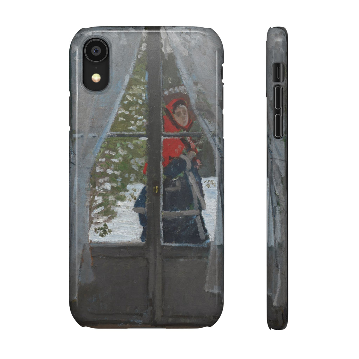 Le mouchoir rouge by Claude Monet - iPhone Slim Case
