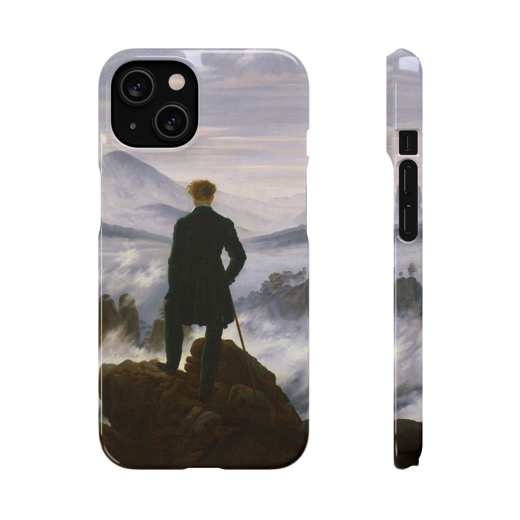 The Wanderer above the Sea of Fog by Caspar David Friedrich - iPhone Slim Case