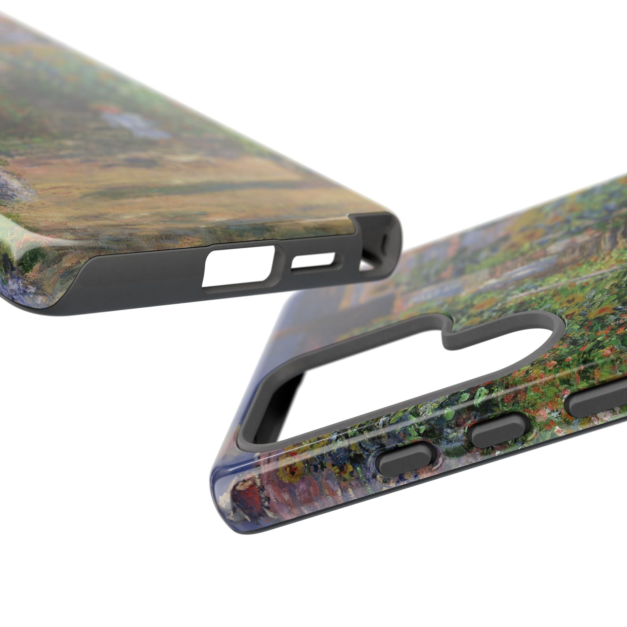 Monets Garden at Vetheuil by Claude Monet - Samsung Tough Case