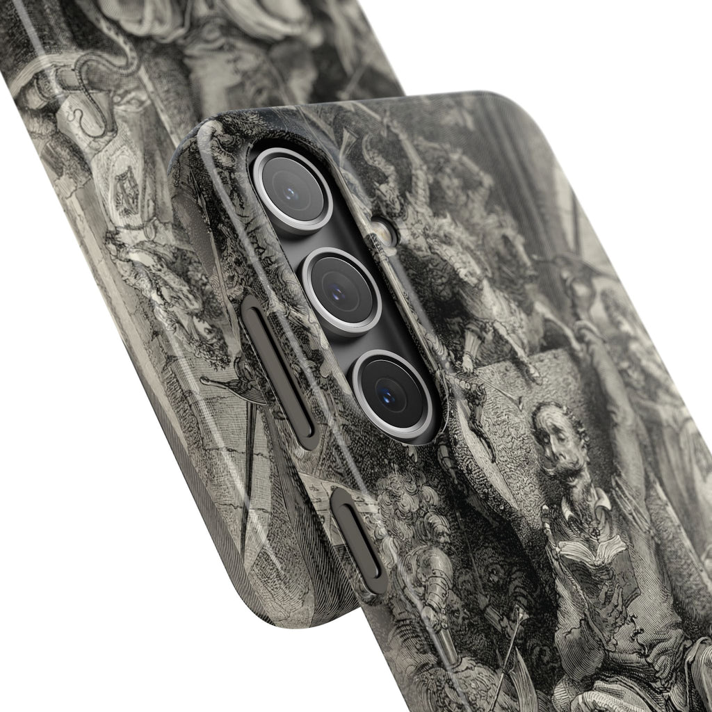 Don Quixote and His Visions by Gustave Doré - Samsung Slim Case