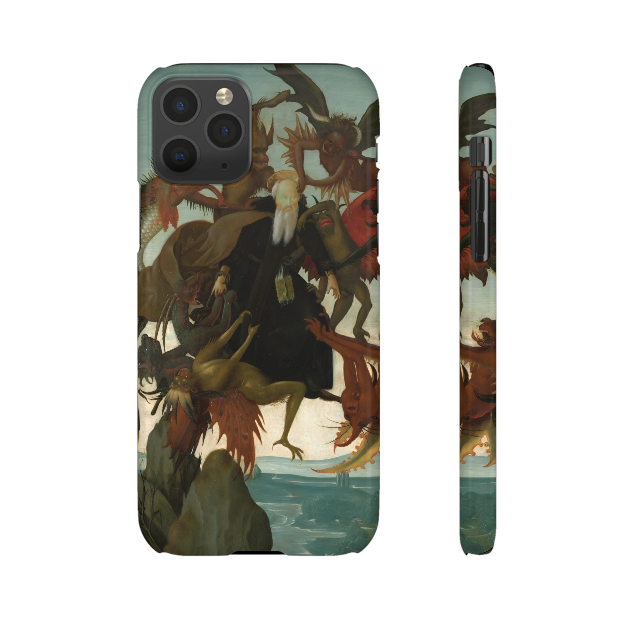 The Torment of Saint Anthony by Michelangelo - iPhone Slim Case