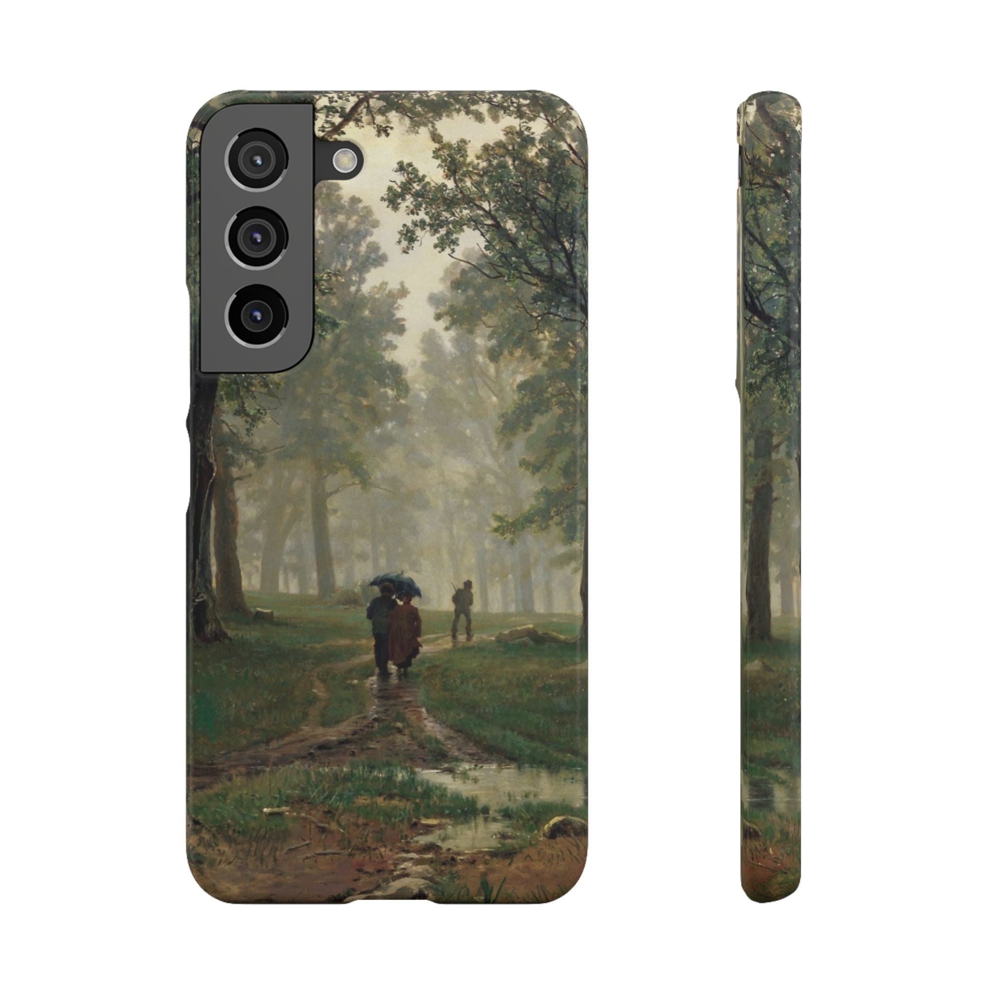 Rain in an Oak Forest by Ivan Ivanovich Shishkin - Samsung Slim Case