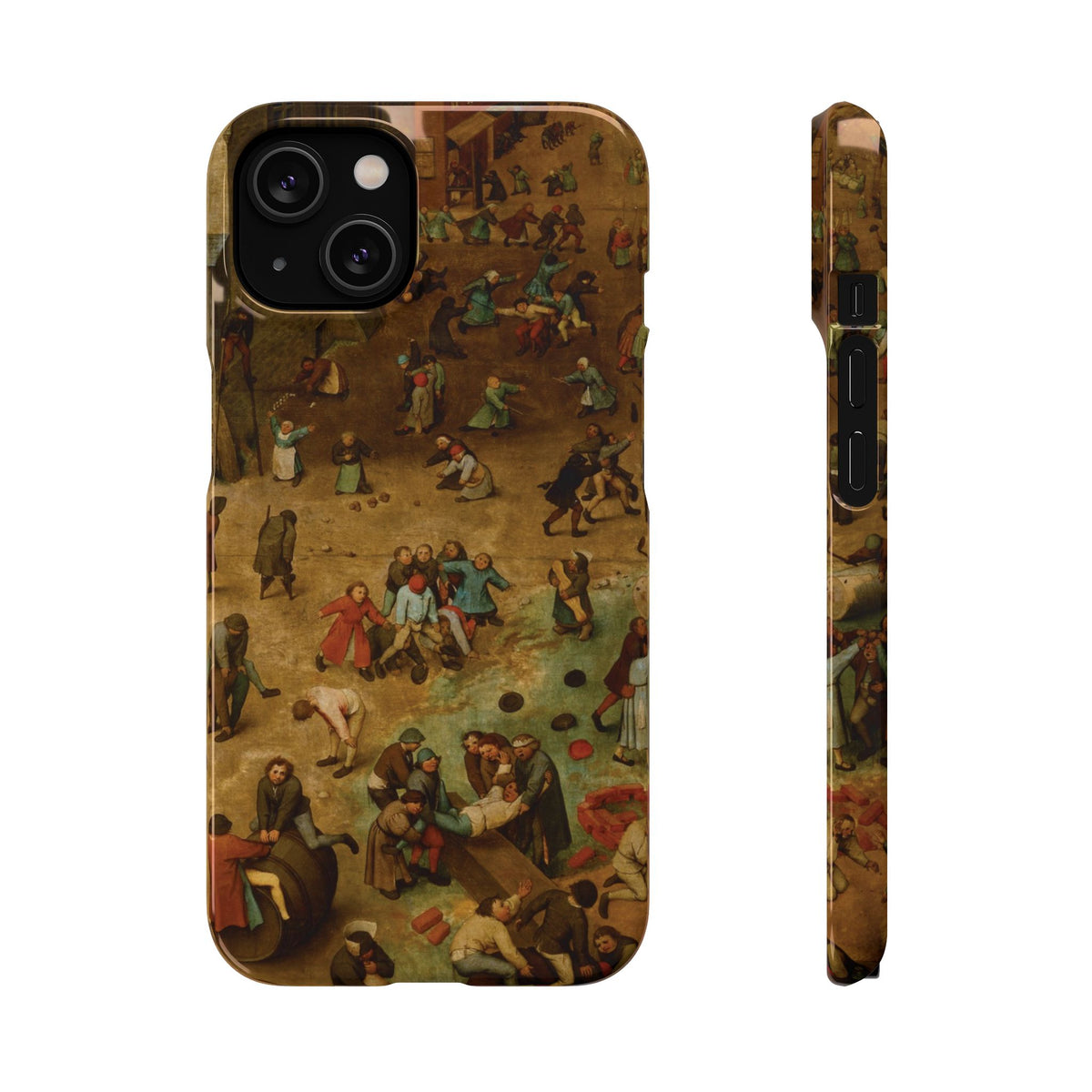 The Fight Between Carnival and Lent by Pieter Bruegel the Elder - iPhone Slim Case