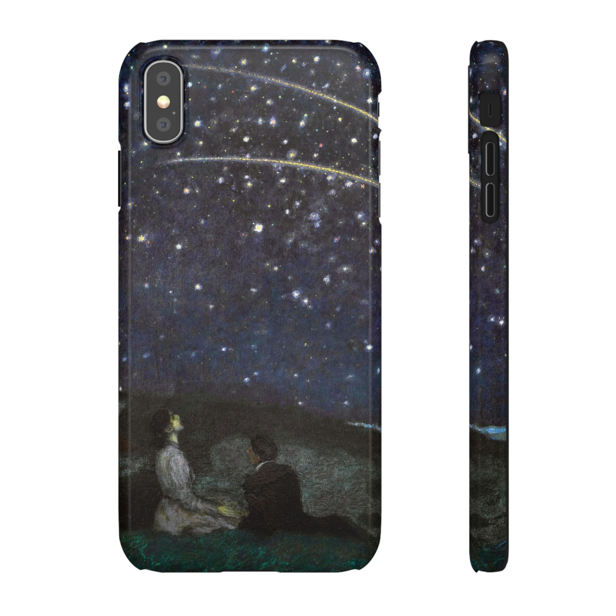 Falling Stars by Franz von Stuck - iPhone Slim Case