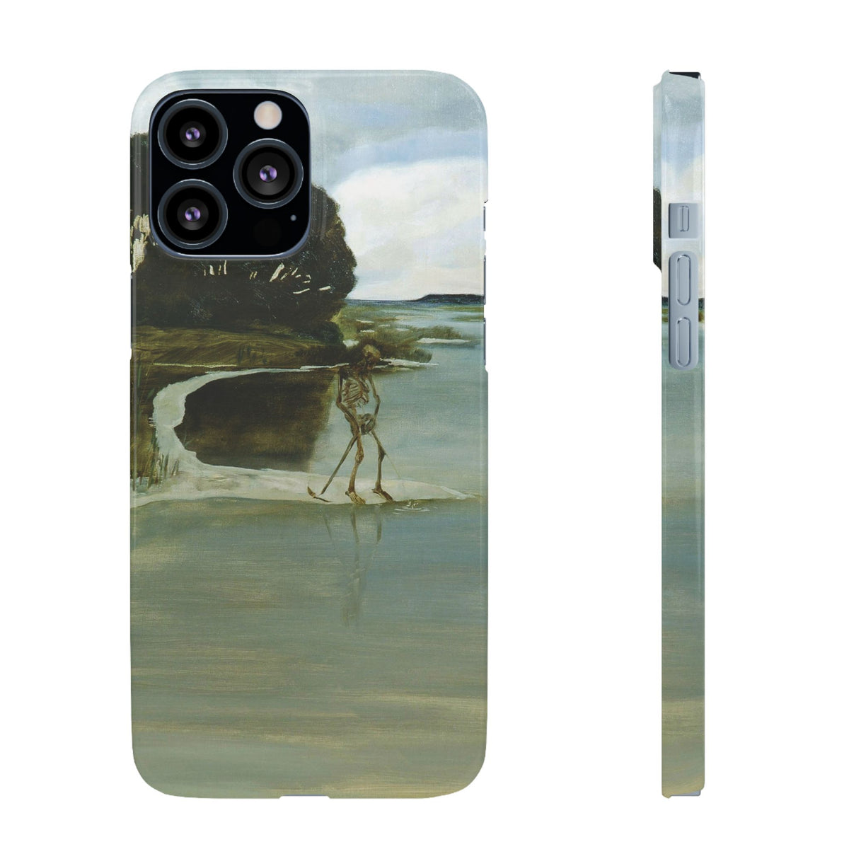 Death Peeing by Max Klinger - iPhone Slim Case