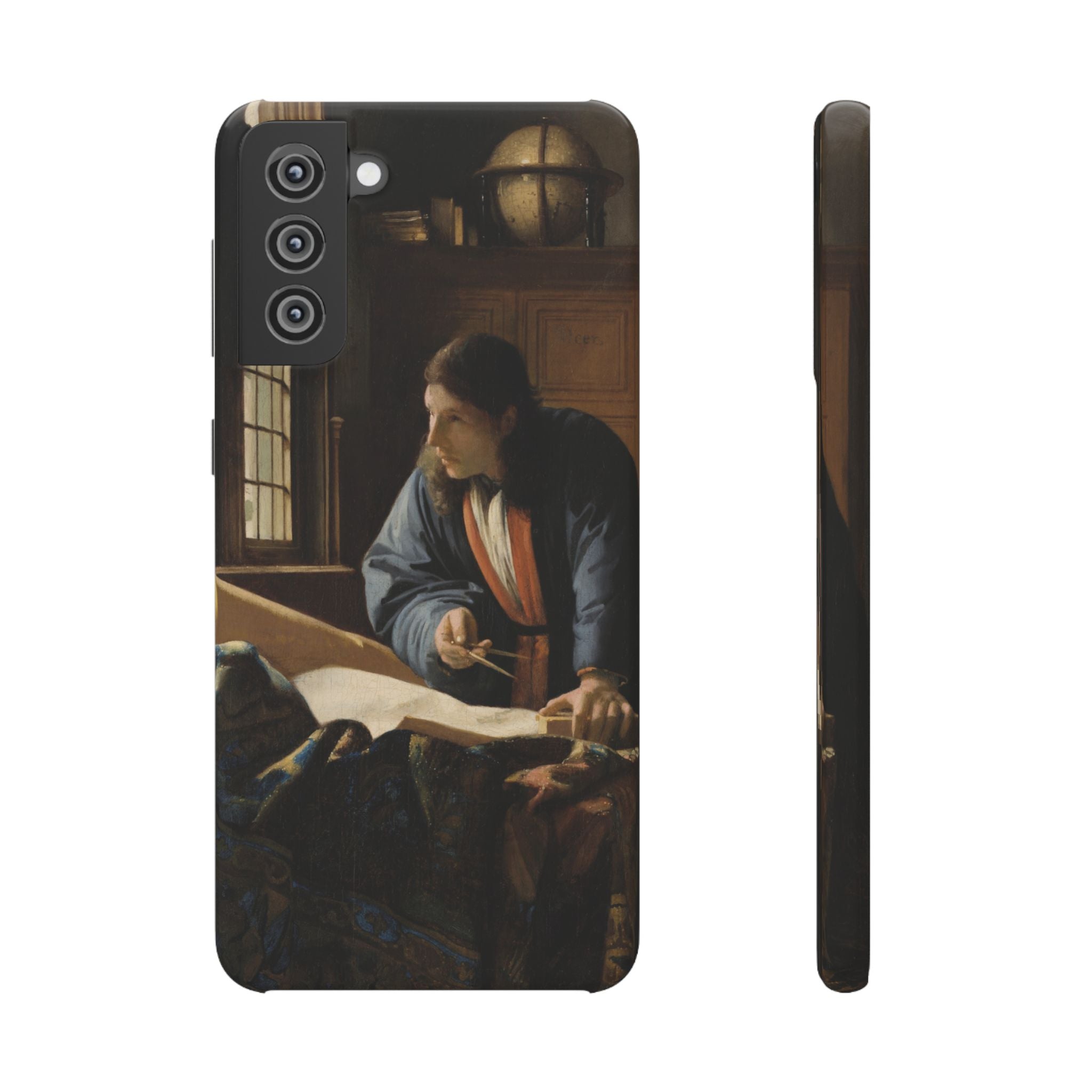 The Geographer by Johannes Vermeer - Samsung Slim Case