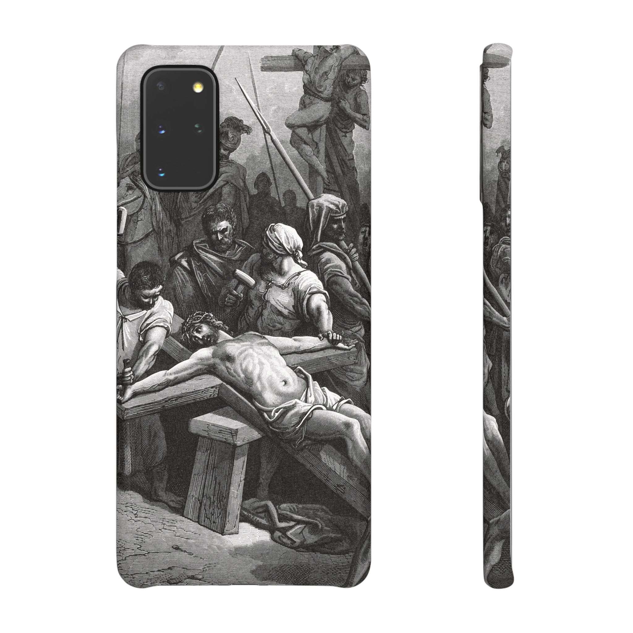 Crucifixion of Jesus by Gustave Doré - Samsung Slim Case