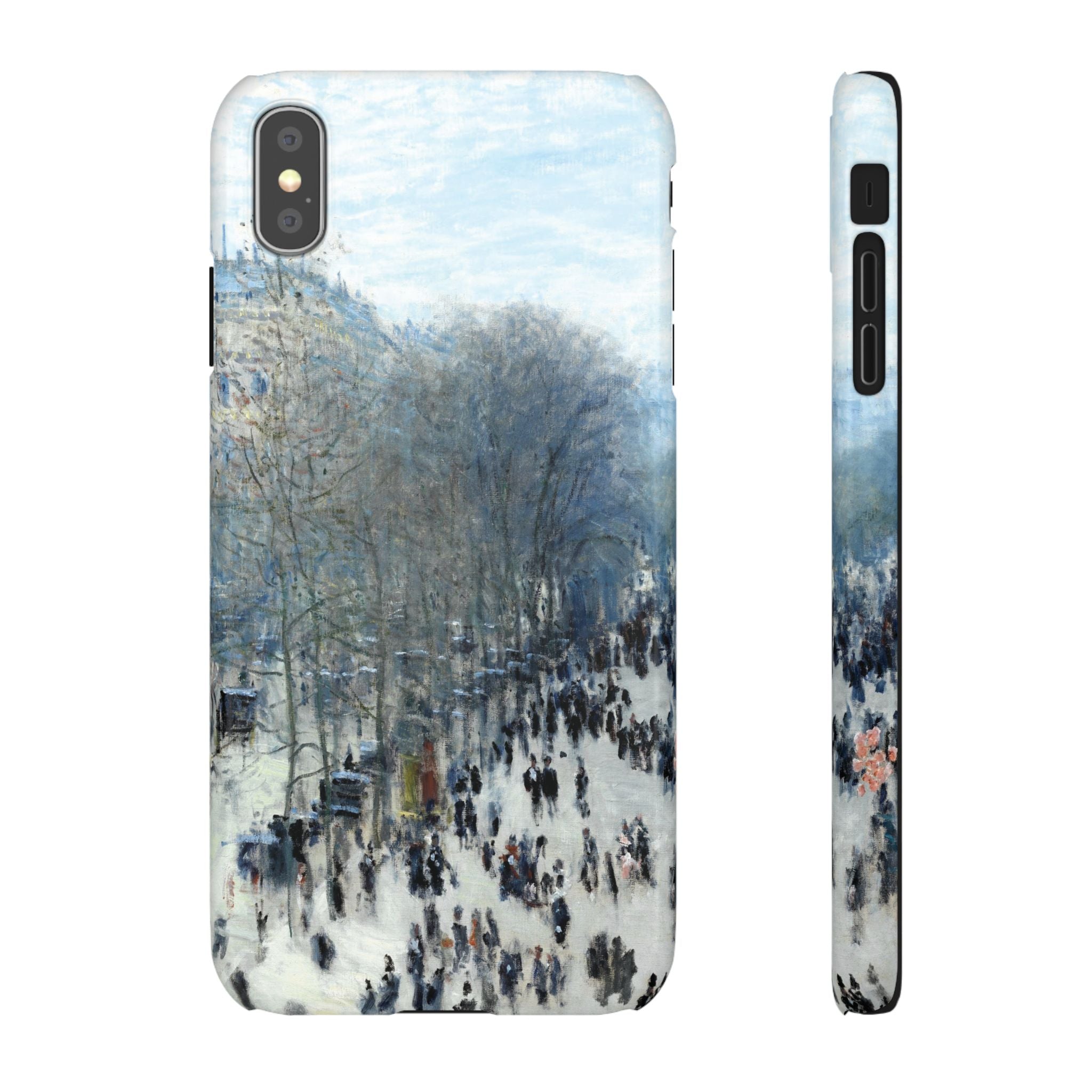 Boulevard des Capucines by Claude Monet - iPhone Slim Case