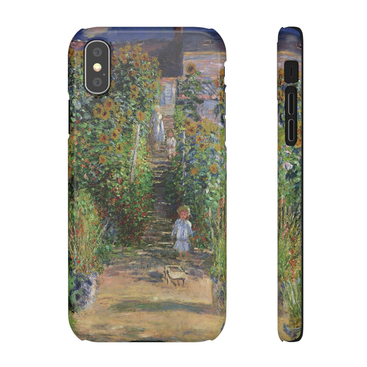 Monets Garden at Vetheuil by Claude Monet- iPhone Slim Case
