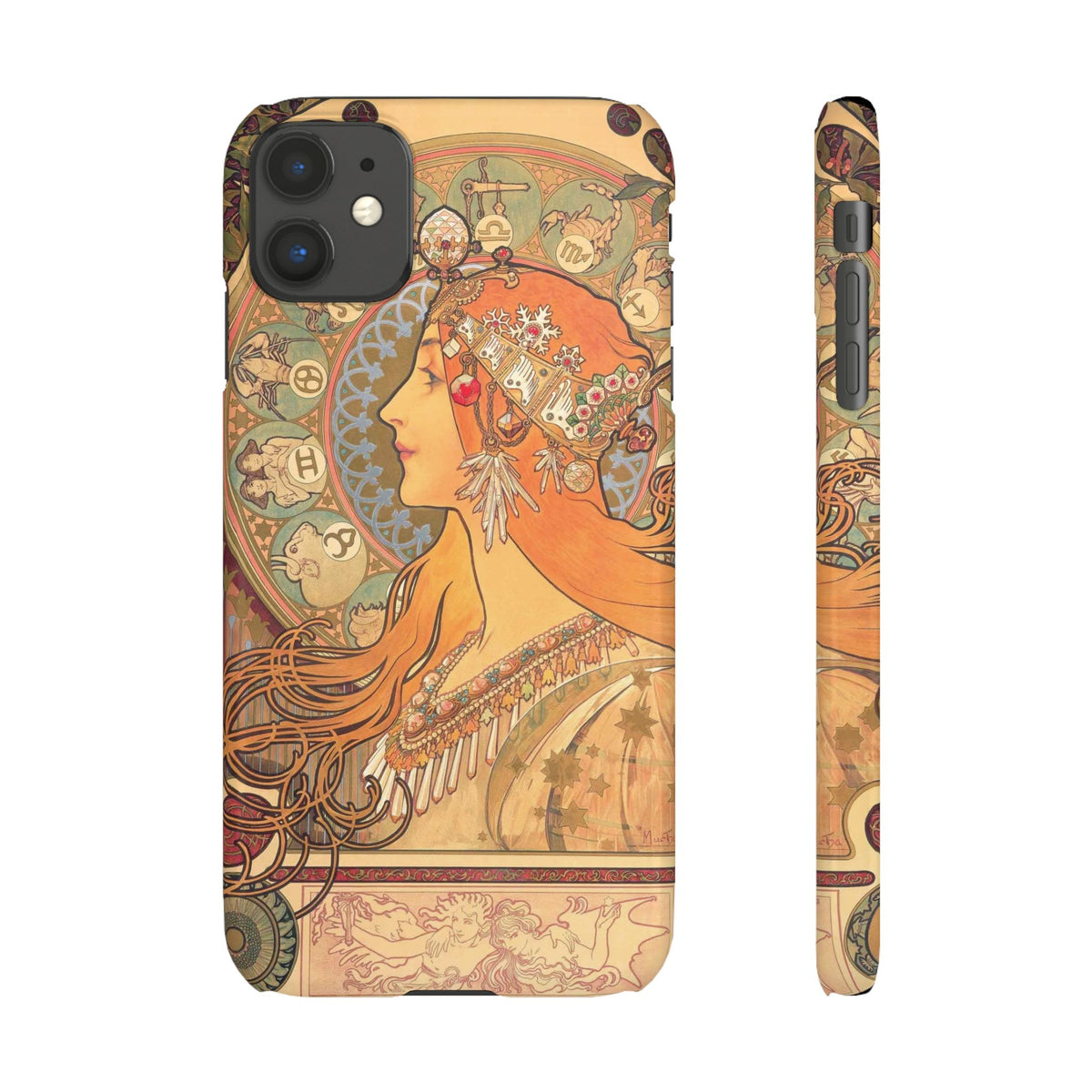 Zodiac by Alphonse Mucha - iPhone Slim Case