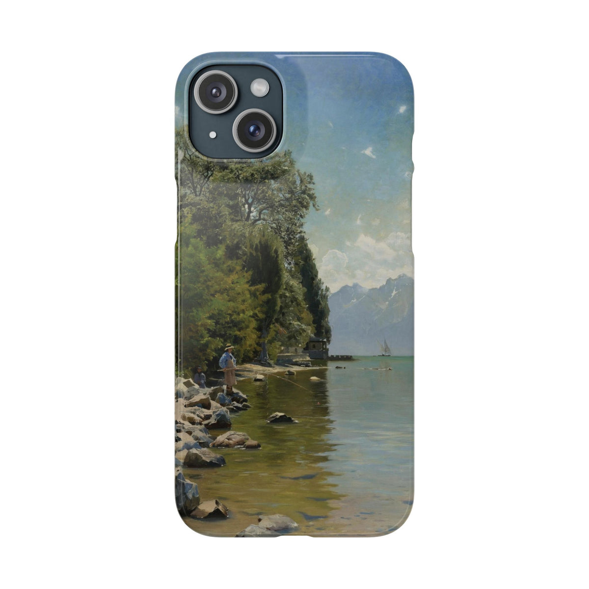 Lac Leman by Peder Mork Monsted - iPhone Slim Case
