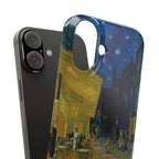 Café Terrace at Night by Vincent van Gogh - iPhone Slim Case