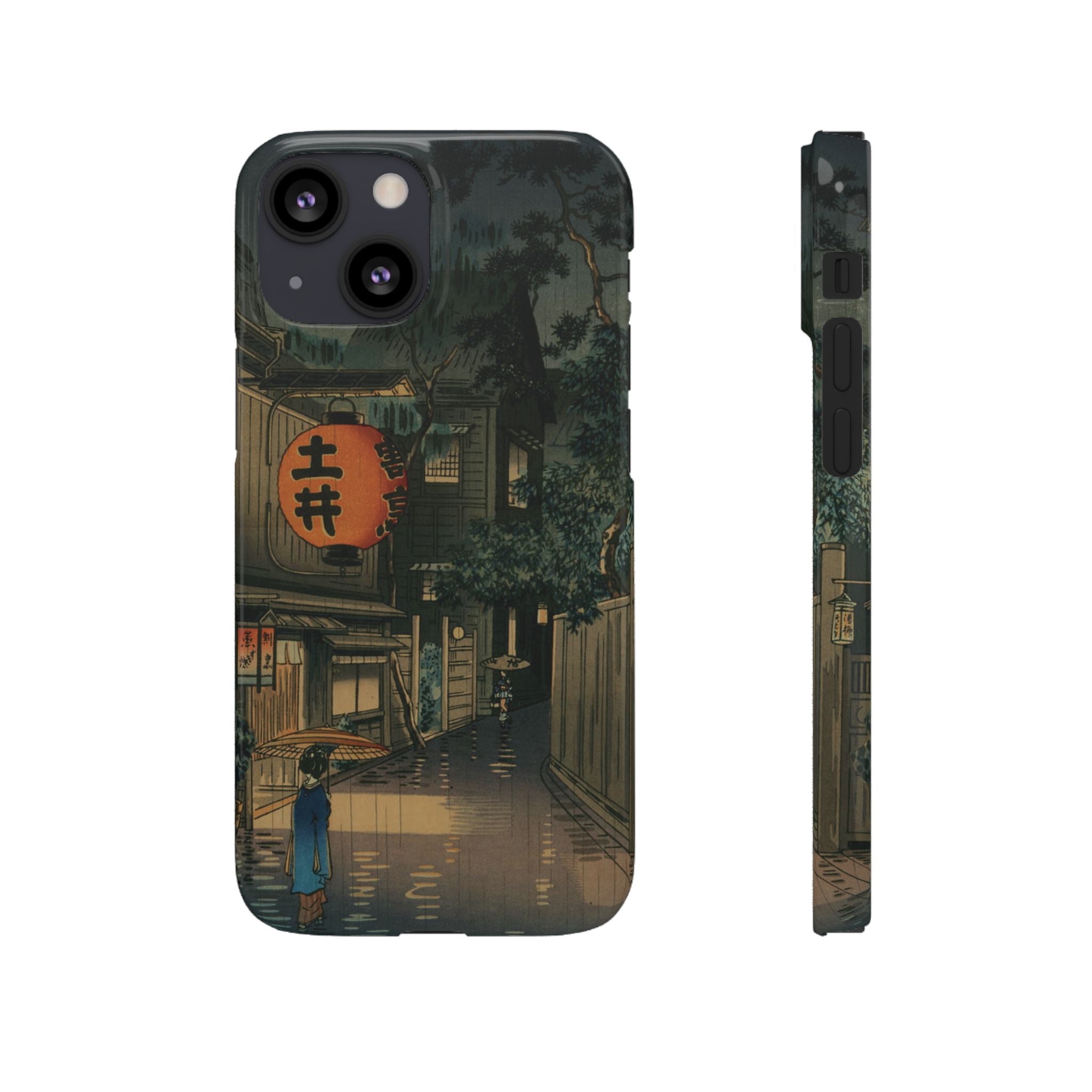 Evening at Ushigome by Tsuchiya Koitsu - iPhone Slim Case