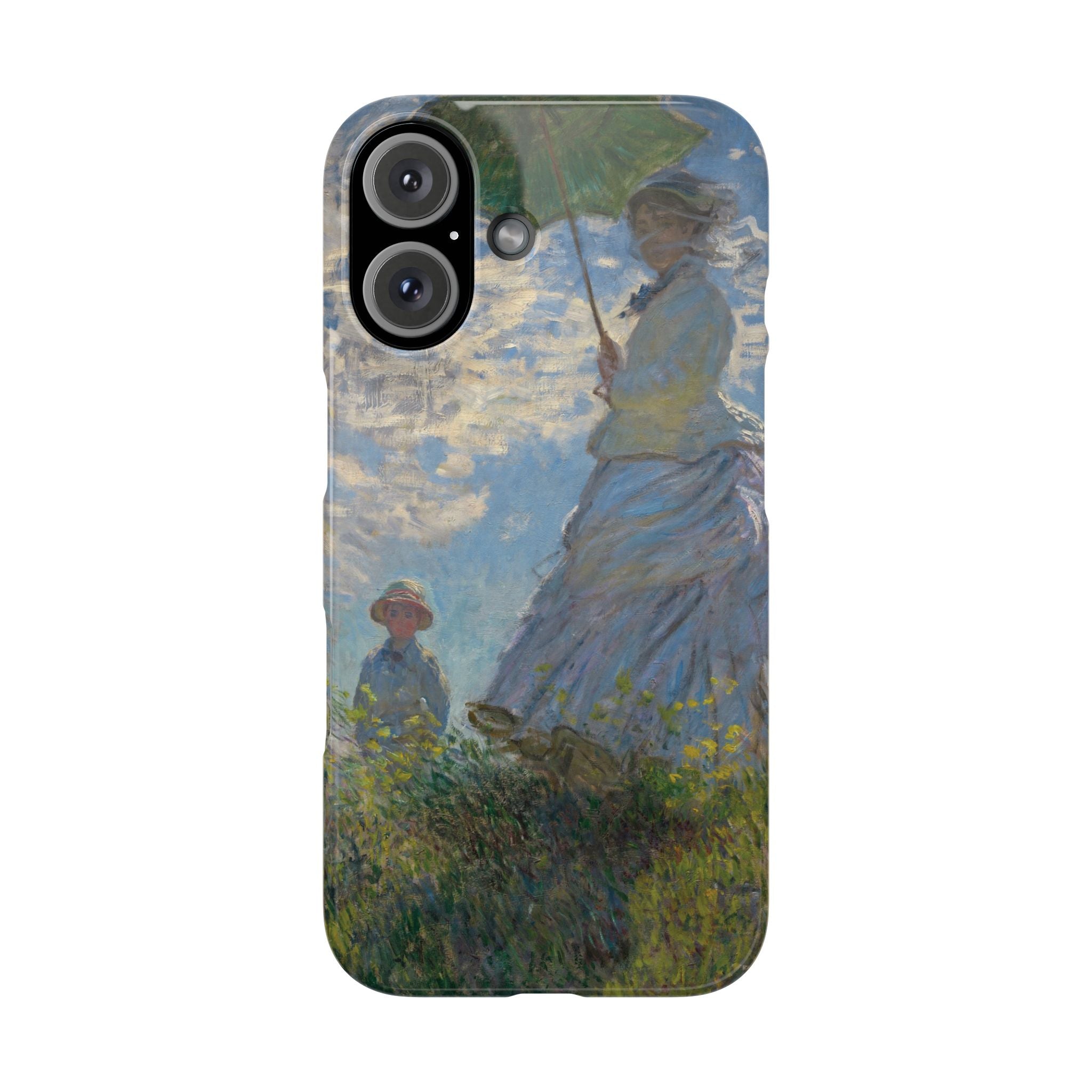 Madame Monet and Her Son by Claude Monet - iPhone Slim Case