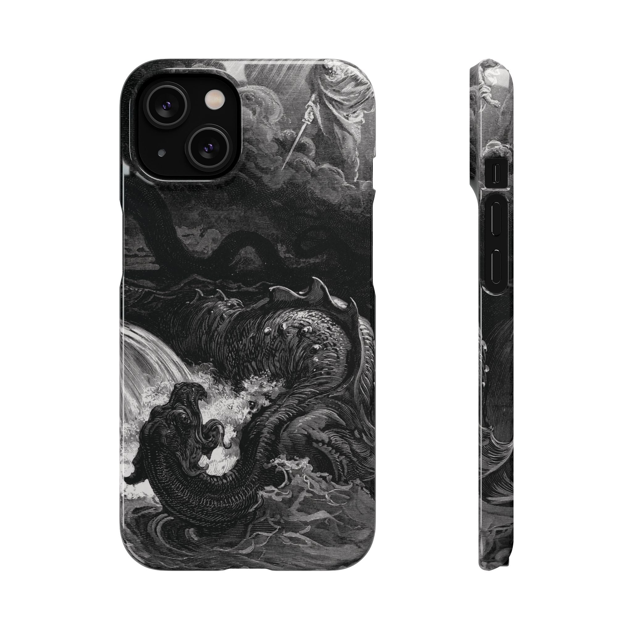 The Destruction of Leviathan by Gustave Doré - iPhone Slim Case