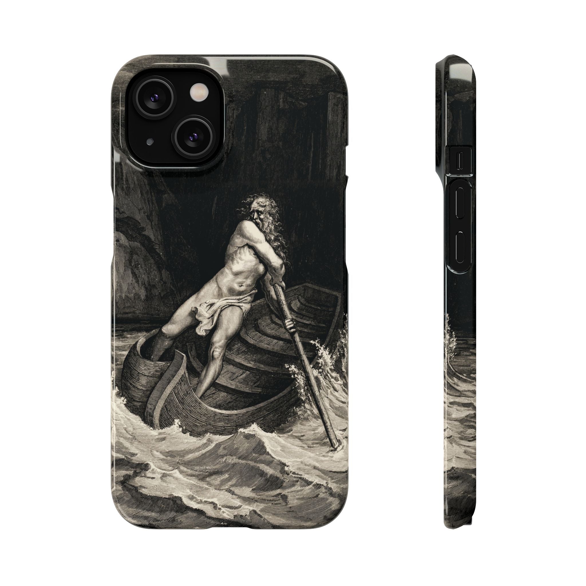 Canto III - Charon by Gustave Doré - iPhone Slim Case