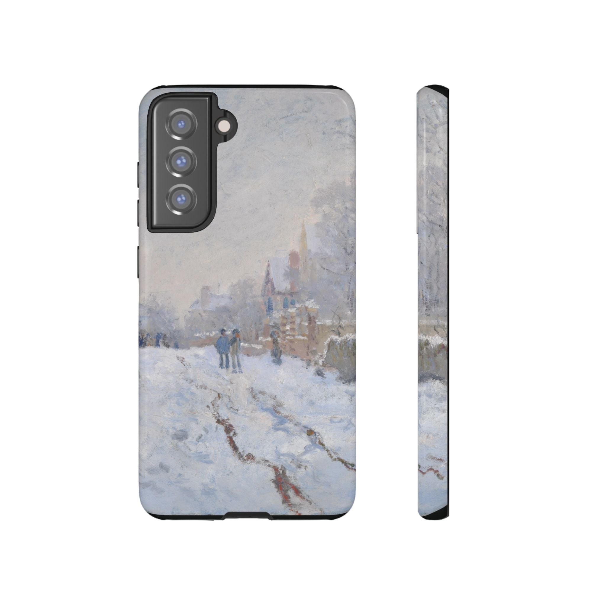 Snow Scene at Argenteuil by Claude Monet - Samsung Tough Case
