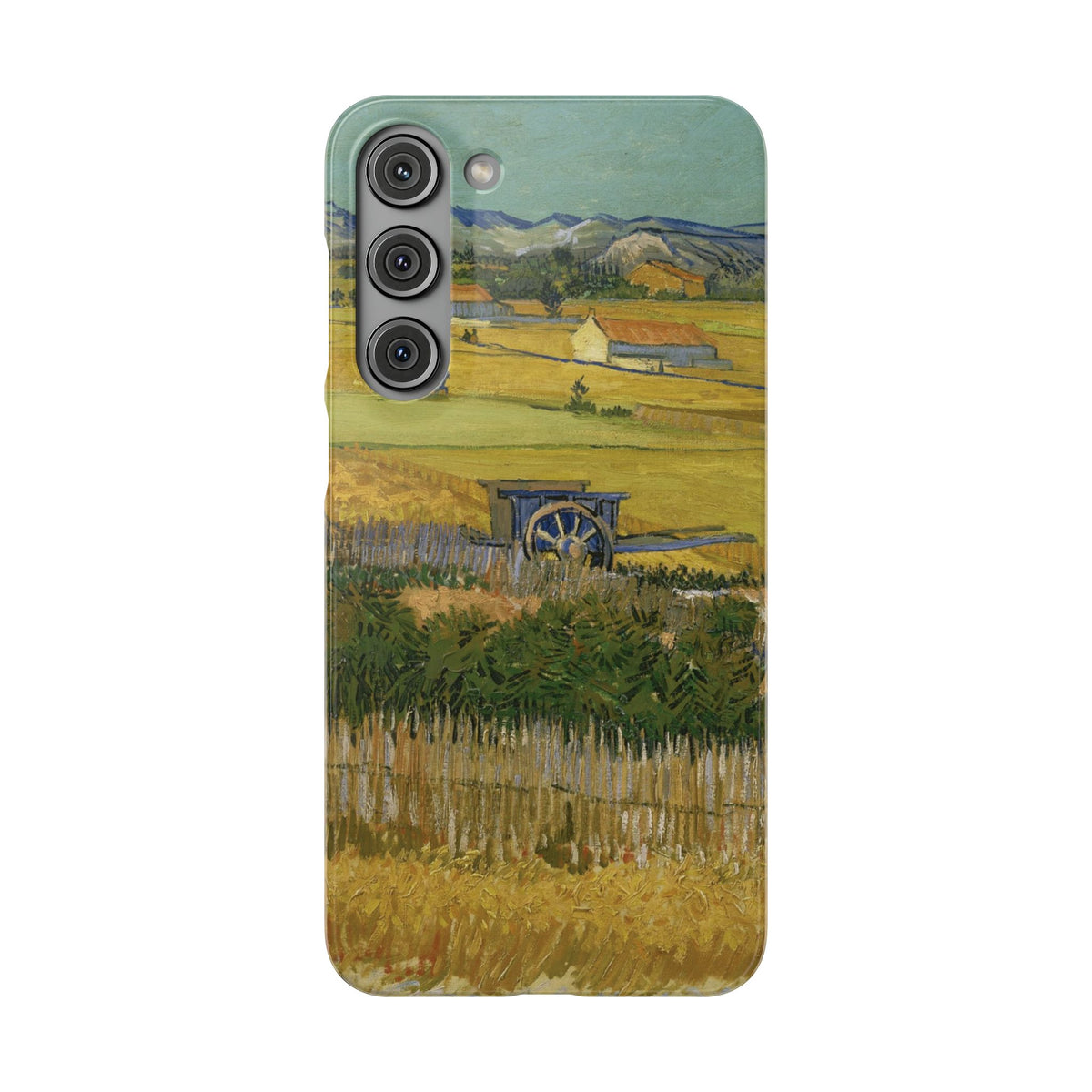 Harvest at La Crau by Vincent van Gogh - Samsung Slim Case