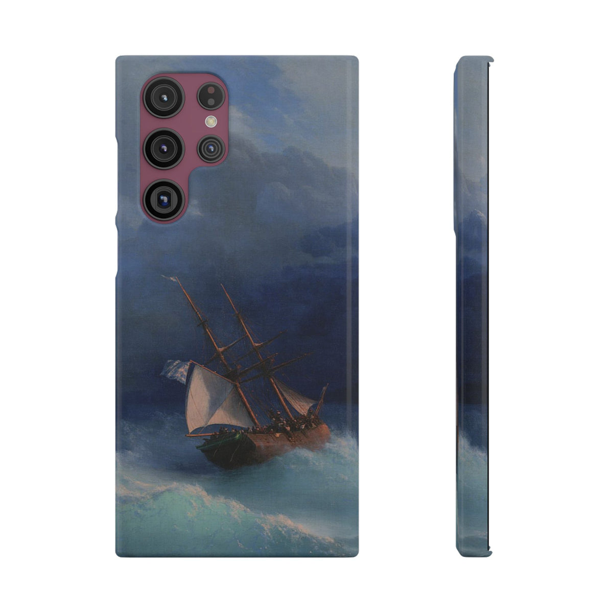 Along the Coast by Ivan Aivazovsky - Samsung Slim Case