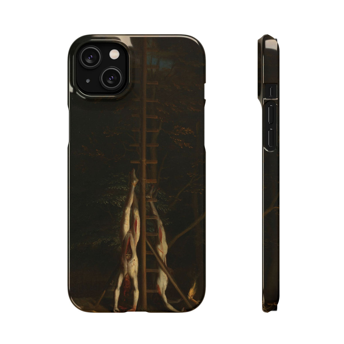 The Corpses of the De Witt Brothers by Jan de Baen - iPhone Slim Case
