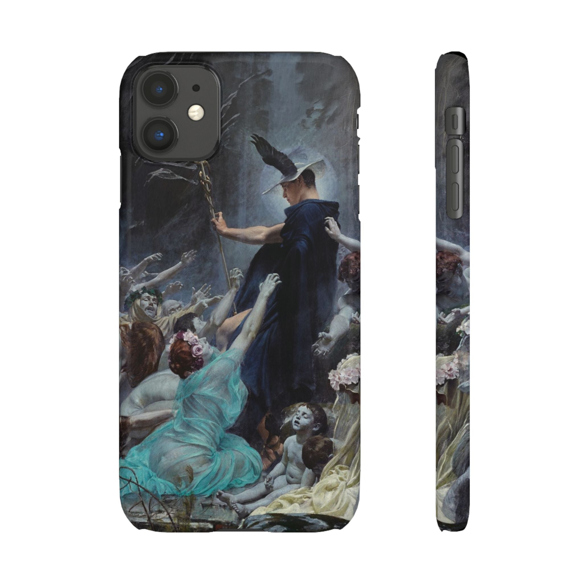 The Souls of Acheron by Adolf Hiremy-Hirschl - iPhone Slim Case