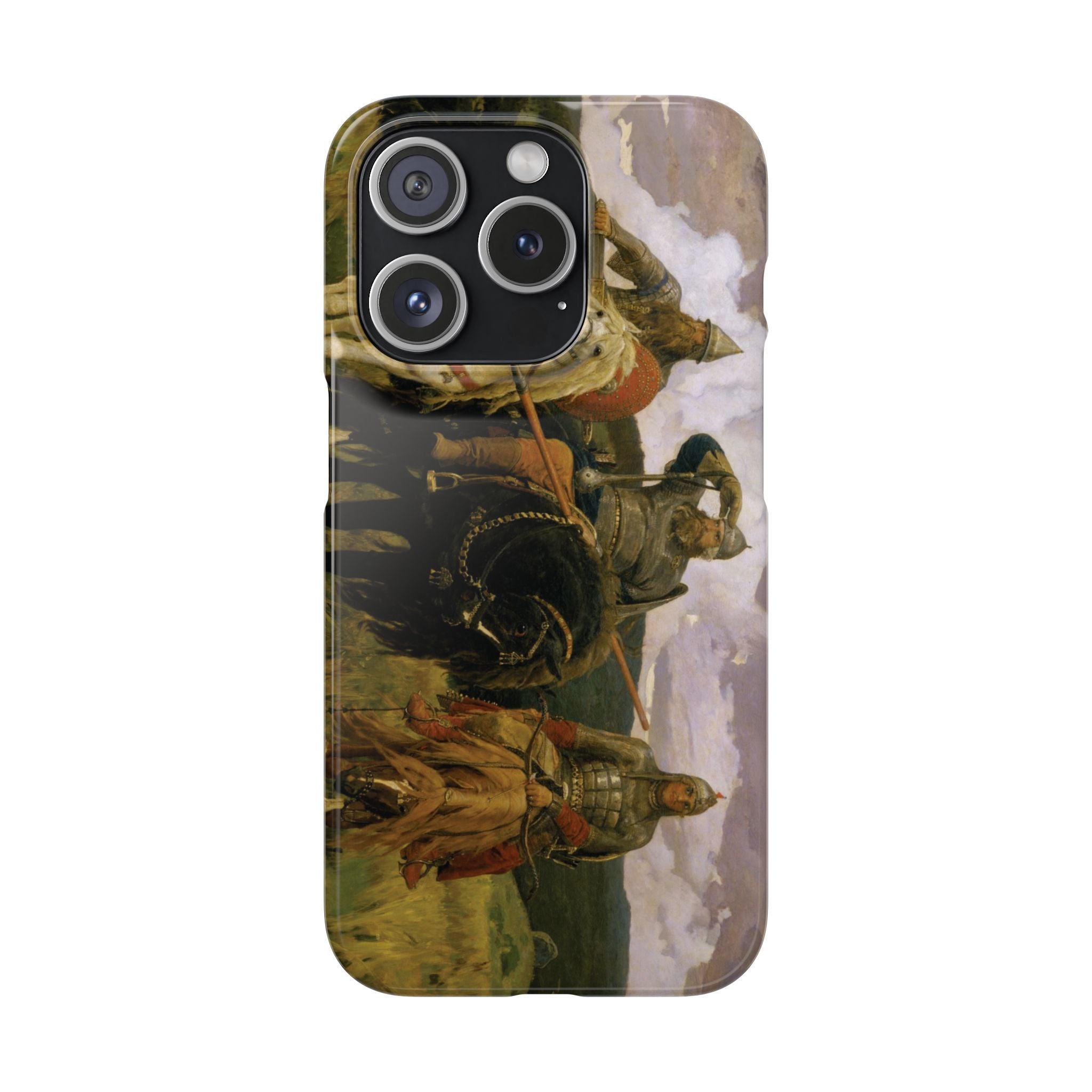 Bogatyrs by Viktor Vasnetsov - iPhone Slim Case