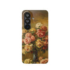 Roses in a Vase by Pierre Auguste Renoir - Samsung Slim Case