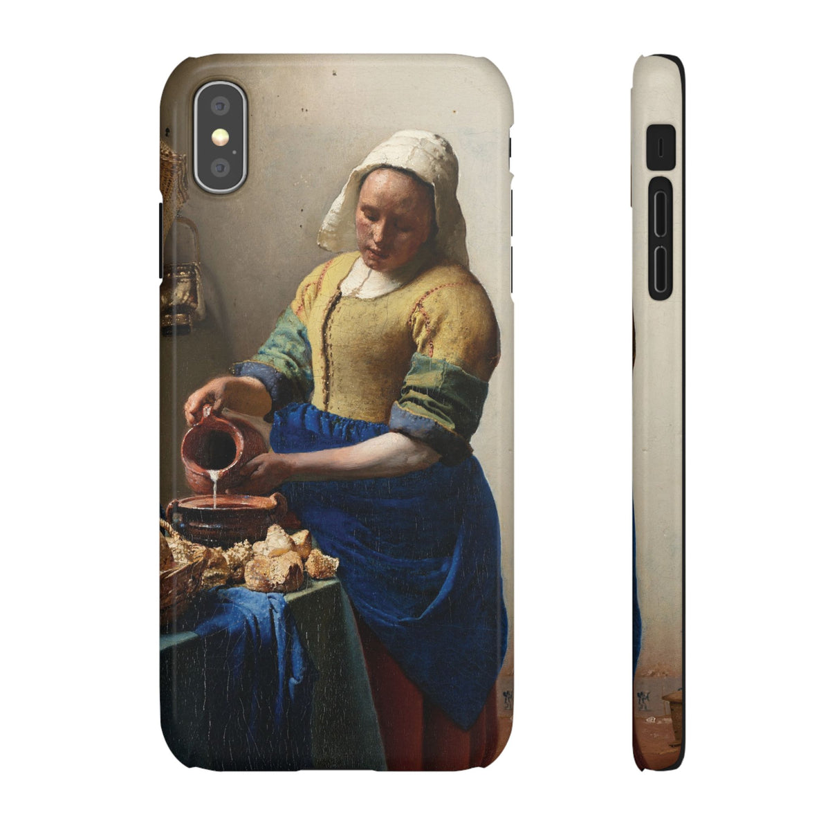The Milkmaid by Johannes Vermeer - iPhone Slim Case