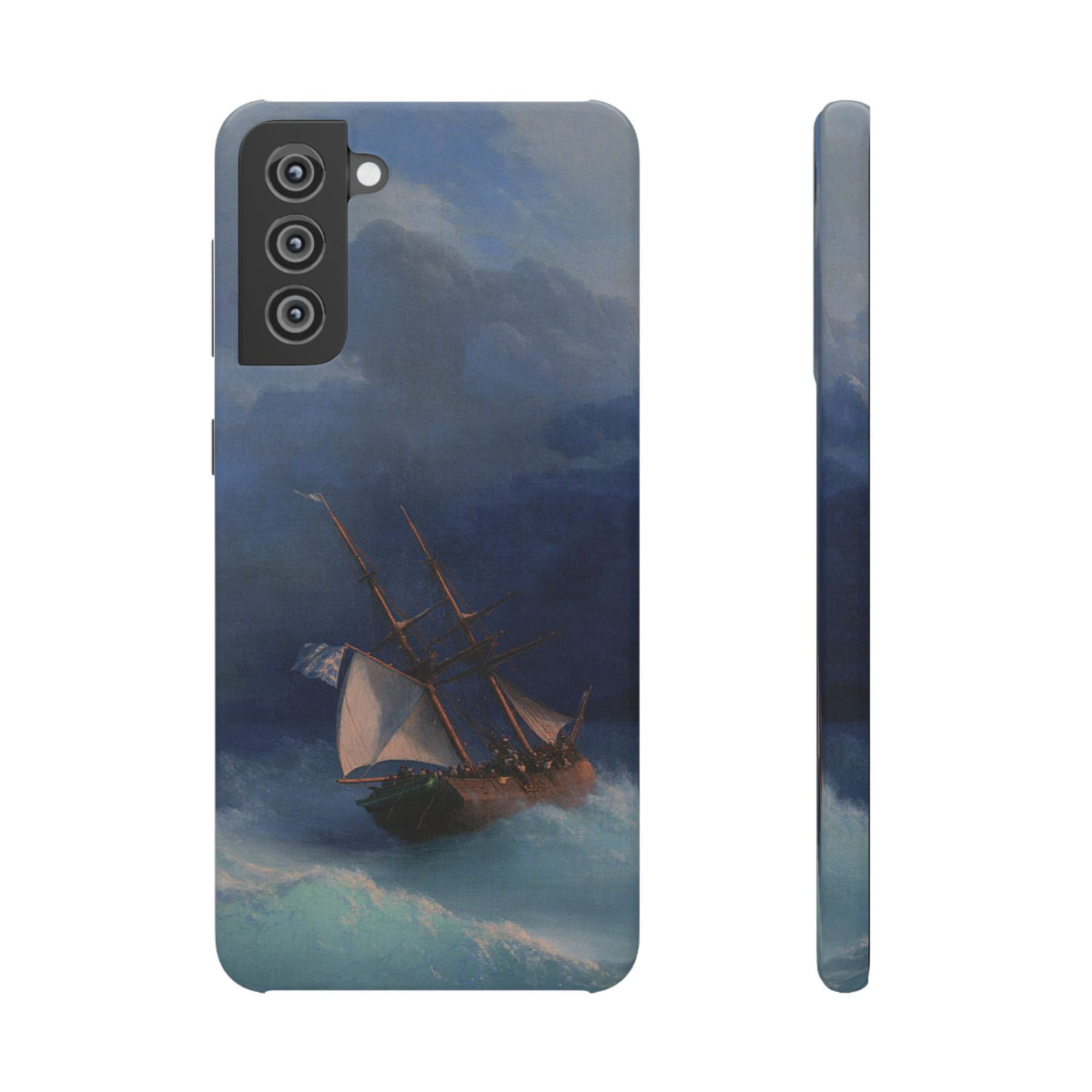 Along the Coast by Ivan Aivazovsky - Samsung Slim Case